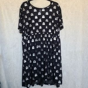 Hot Topic Metallic Ghost Dress